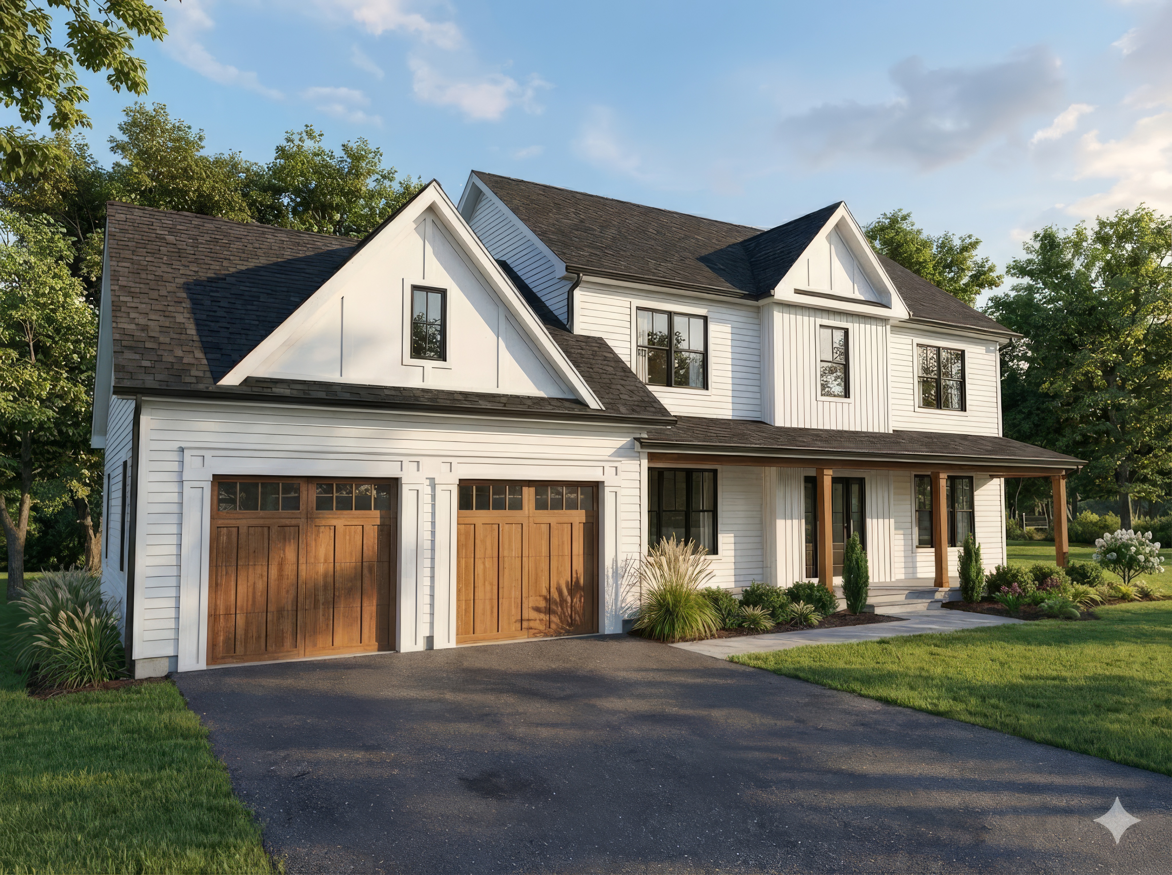 Exterior view of The Hampton home on Hampton Road.