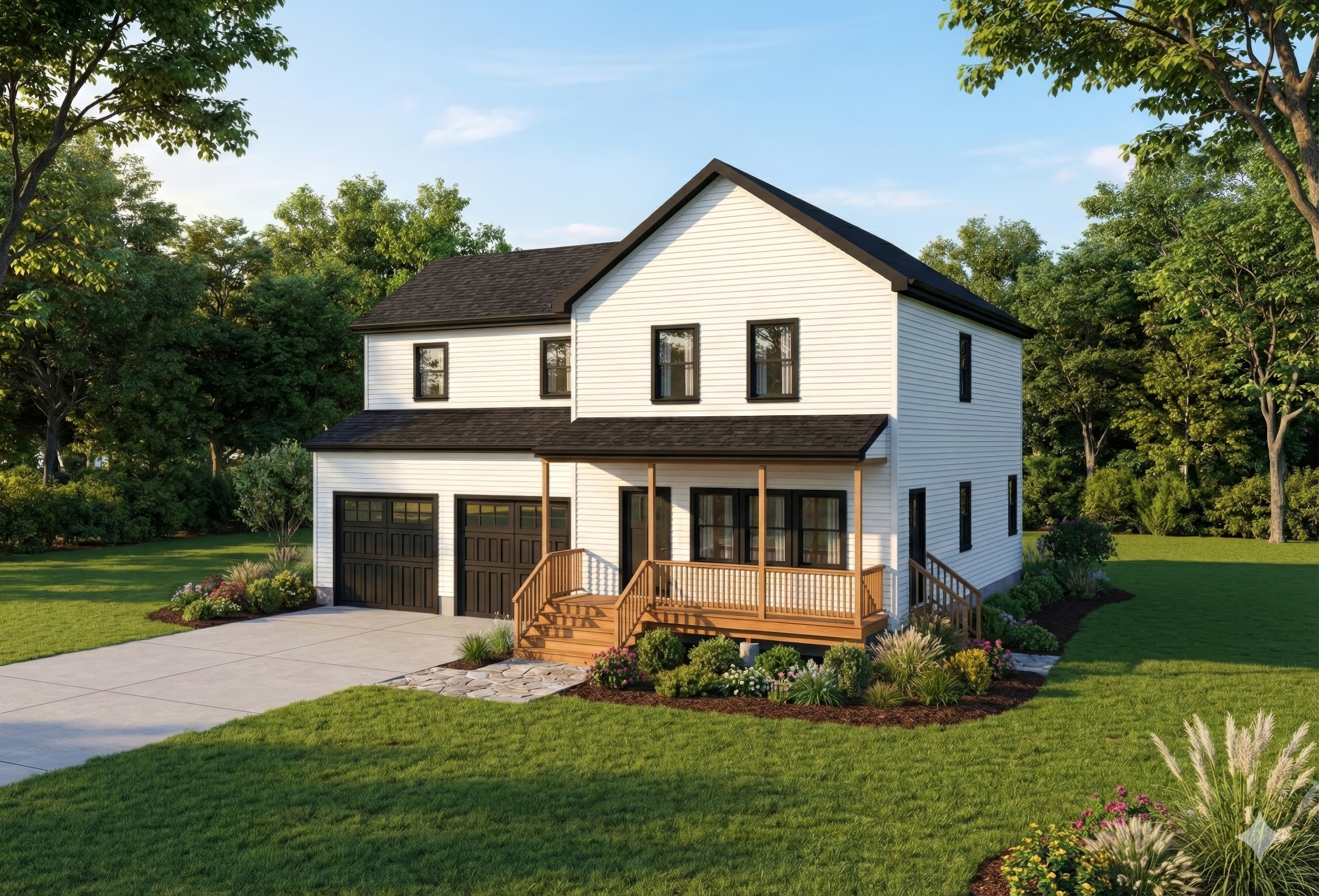 Exterior view of The Valley home.